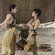 Keisha Castle-Hughes (left), Jessica Henwick, Rosabell Laurenti Sellers. (Photo: Helen Sloan/HBO)